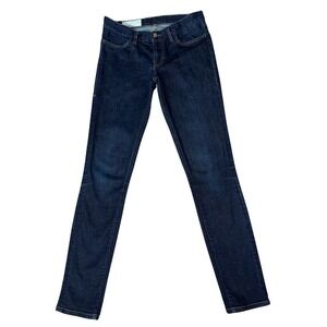 IMOGENE + WILLIE Hazel Dark Indigo Slim Straight Jeans | Made In USA | Sz 27